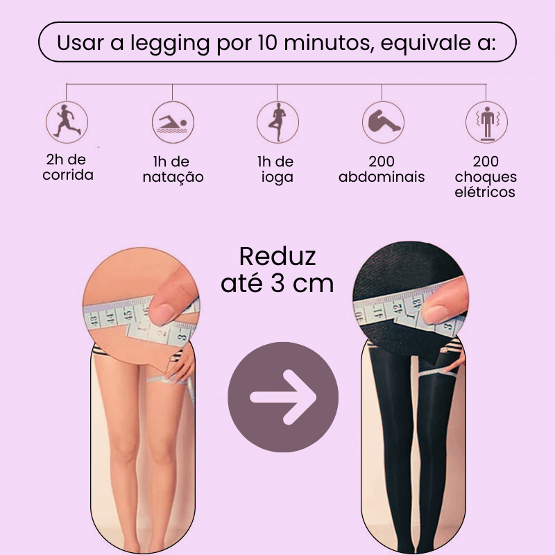 Leggings modeladora com efeito Push-Up | Conforto e Estilo