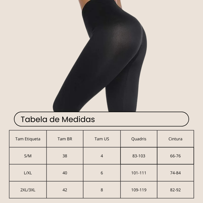 Leggings modeladora com efeito Push-Up | Conforto e Estilo