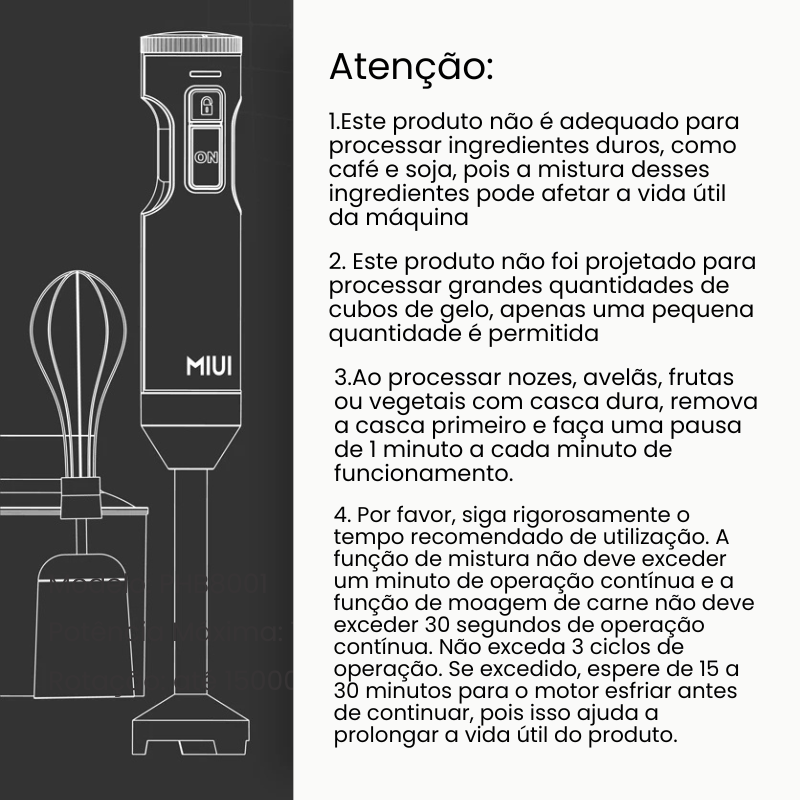 Liquidificador portátil 4 em 1 – 1000W - o seu novo aliado na cozinha!