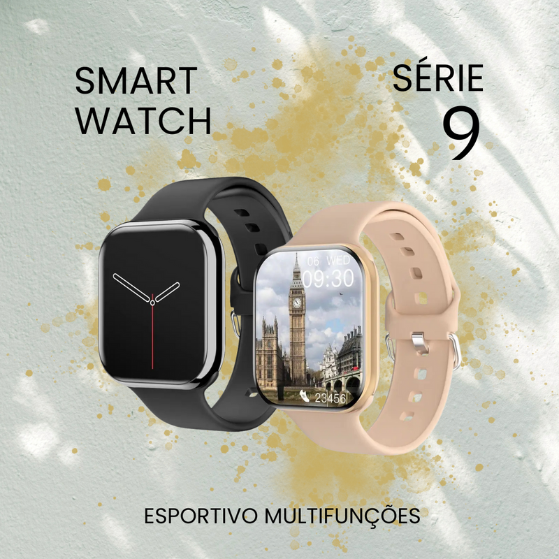 Smartwatch Série 9 - Leve tecnologia, saúde e estilo para o seu dia-a-dia!